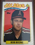1989 ⁠Topps baseball card featuring Bob Boone